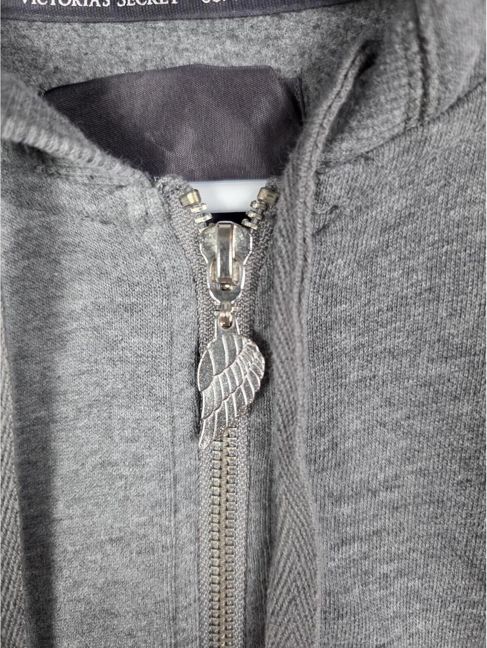 Victorias Secret BLING GLITTERED SUPERMODEL ESSENTIALS Las Vegas Hoodie Jacket S - Picture 3 of 5